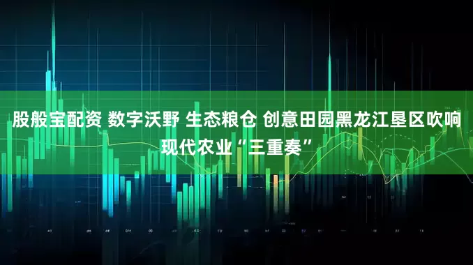 股般宝配资 数字沃野 生态粮仓 创意田园黑龙江垦区吹响现代农业“三重奏”