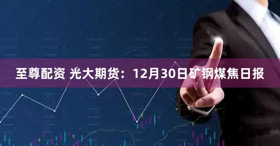 至尊配资 光大期货：12月30日矿钢煤焦日报